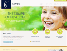 Tablet Screenshot of kempe.org